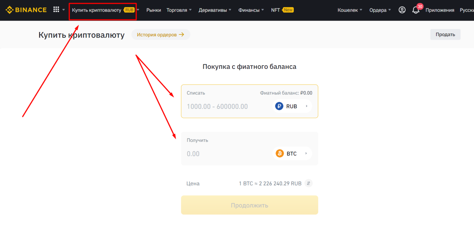 Виртуальная карта binance